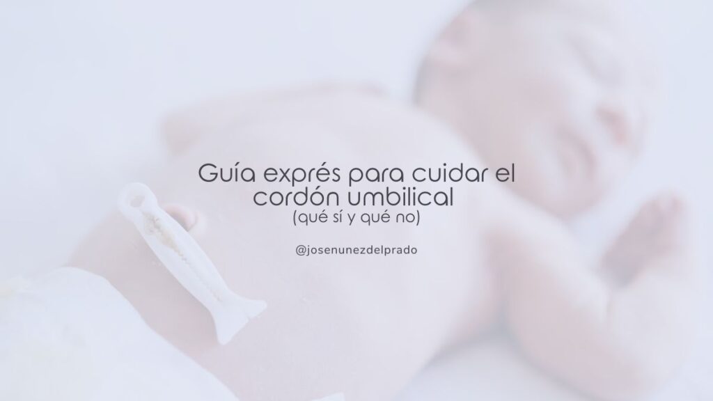 Tips para cuidar el cordón umbilical (qué sí y qué no)